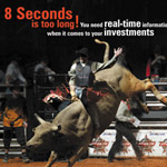 Print: AlphaTrade Ad on Pro Bull Riders