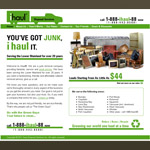 Web Design: iHaul Disposal Services